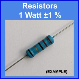 Resistors 1 Watt 1% Metal Film