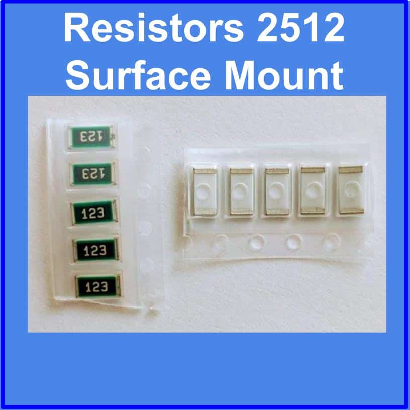 Resistors SMD 2512 Surface Mount Device - MrCircuitStore