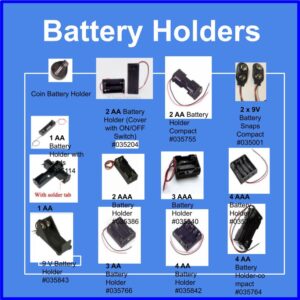 Battery Holders and Snaps