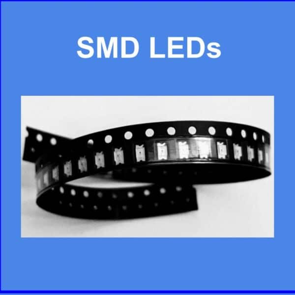 LED SMD 3528-1210 BLUE Surface Mount LED<br><b>Quantity = 5 LEDs</b>